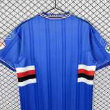 2000/01 Sampdoria Home Blue Retro Soccer jersey