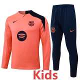2025/26 BAR Orange Kids Half Pull Tracksuit