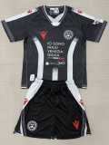 2025/26 Udinese Calcio Home Black Fans Kids Soccer jersey