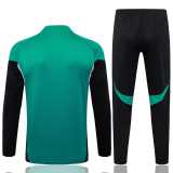 2025/26 LIV Green Kids Half Pull Tracksuit