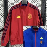2025 Spain Crimson Windbreaker