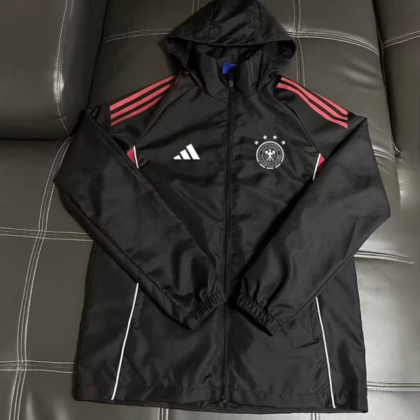 2026 Germany Black Windbreaker