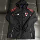 26/27 River Plate Black Windbreaker
