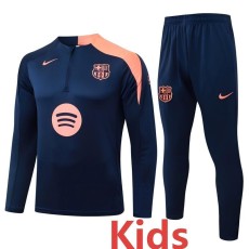2025/26 BAR Dark Blue Kids Half Pull Tracksuit