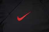 2025/26 PSG Black Kids Half Pull Tracksuit