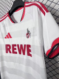 26/27 1. FC  koln Home White Fans Soccer jersey