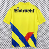 1993/95 Frankfurt Away Yellow Retro Soccer jersey