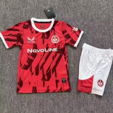2025/26 Kaiserslautern Home Red Fans Kids Soccer jersey
