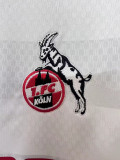26/27 1. FC  koln Home White Fans Soccer jersey