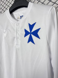 2025/26 Blackburn Rovers 150th Anniversary Edition White Fans Long Sleeve Soccer jersey