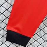1993/95 Frankfurt Home Red Retro Long Sleeve Soccer jersey