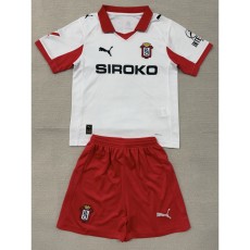 2025/26 Sporting de Gijon 3RD White Fans Kids Soccer jersey