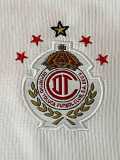 1999/00 Toluca Away White Retro Soccer jersey