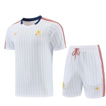 26/27 Roma White Training Shorts Suit