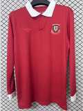 2026 Wales 150th Anniversary Edition Red Fans Long Sleeve Soccer jersey