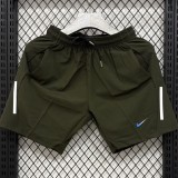 NK Army green Casual Shorts Pants