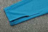 2026 Spain Lake blue Half Pull Tracksuit