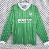 1987/88 SV Werder Bremen Home Retro Long Sleeve Soccer jersey