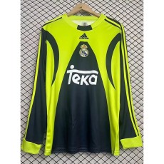 1999/00 R MAD GKY Retro Long Sleeve Soccer jersey
