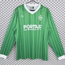 1987/88 SV Werder Bremen Home Retro Long Sleeve Soccer jersey
