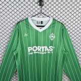 1987/88 SV Werder Bremen Home Retro Long Sleeve Soccer jersey