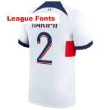 2024/25 PSG Away White Fans Soccer jersey