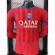 [PLAYER] 2025/26 PSG 3RD Red Player Long Sleeve Soccer jersey