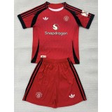 26/27 Man Utd Special Edition Red Fans Kids Soccer jersey