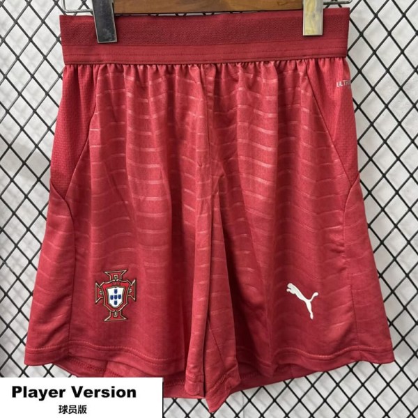 [PLAYER] 2026 Portugal Home Red Player Soccer Shorts