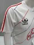 1987/88 Bayer 04 Leverkusen Away White Retro Soccer jersey