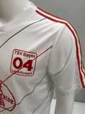 1987/88 Bayer 04 Leverkusen Away White Retro Soccer jersey