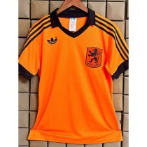 1980 Netherlands Home Orange Retro Soccer jersey
