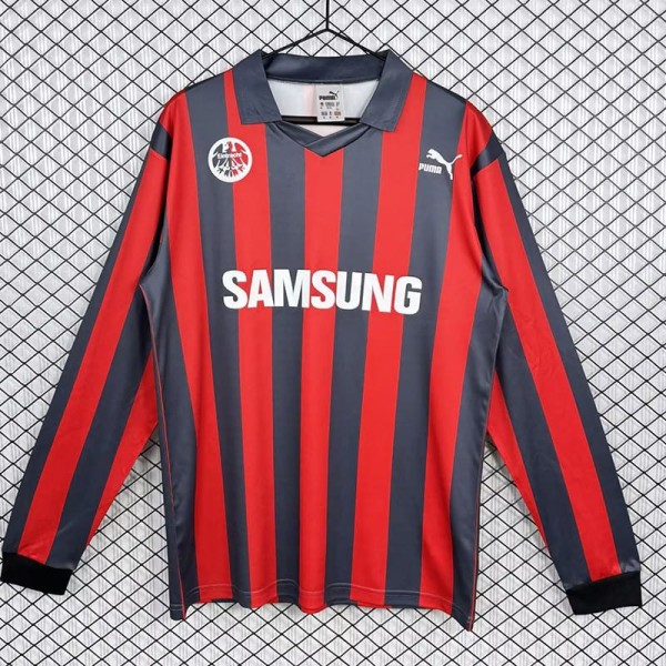 1991/92 Frankfurt Home Retro Long Sleeve Soccer jersey