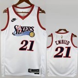 2025/26 76ERS EMBIID #21 NBA Jerseys