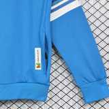 1986 France Blue Training Shirts