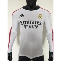 [PLAYER] 26/27 R MAD Home Player Long Sleeve Soccer jersey