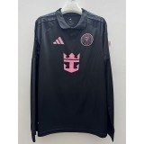 26/27 Inter Miami Away Black Fans Long Sleeve Soccer jersey