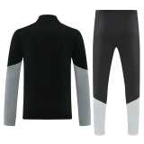 26/27 AD Black Half Pull Tracksuit