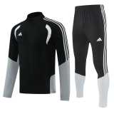 26/27 AD Black Half Pull Tracksuit