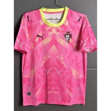 26/27 Portugal Goalkeeper Pink Fans Soccer jersey