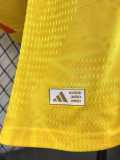 [PLAYER] 2026 Colombia Home Yellow Player Long Sleeve Soccer jersey