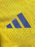 [PLAYER] 2026 Colombia Home Yellow Player Long Sleeve Soccer jersey