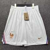 2026 France Home White Fans Soccer Shorts