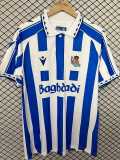 2025/26 Real Sociedad Special Edition White Blue Fans Soccer jersey