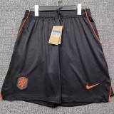 2026 Netherlands Home Black Fans Soccer Shorts