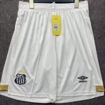 26/27 Santos FC Home White Fans Soccer Shorts