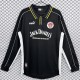 1999/00 FC St. Pauli Away Black Retro Long Sleeve Soccer jersey