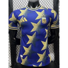 2026 Argentina Blue Yellow Player Training Shirts