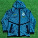 2026 Brazil Green World Cup Walkout Jacket (Hooded) Training Shirts