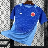 2026 Colombia Goalkeeper Blue Fans Soccer jersey